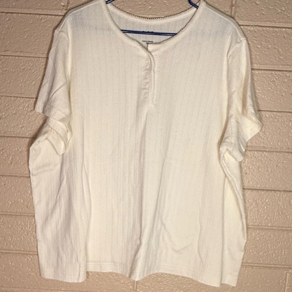 Blair women Cream Short Sleeve Tee